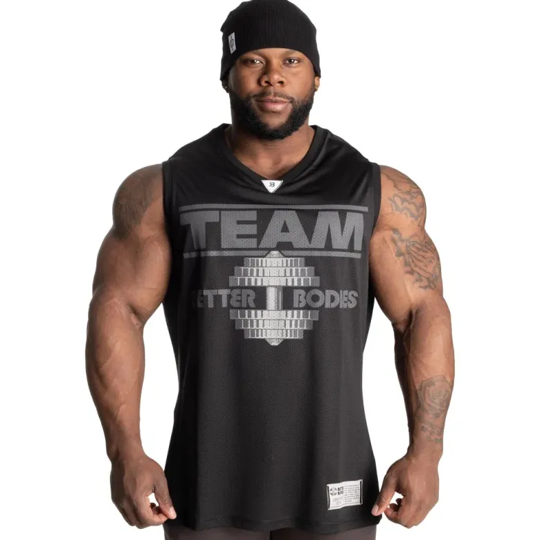 Better Bodies Iron Mesh Tank Black