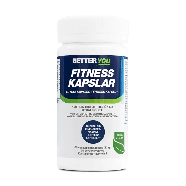 Better You Fitness Kapslar med koffein 60 caps