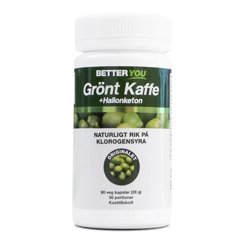 Better You Grönt Kaffe + Hallonketon 60 kaps