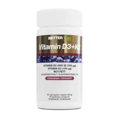 Better You Vitamin D3 4000IE + K2 100µg - 60 kaps