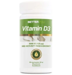 Better You Vitamin D3 5000IE + MCT 90 caps