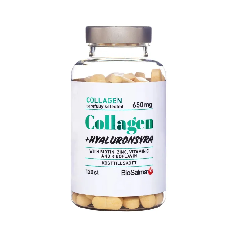 BioSalma Collagen + Hyaluronsyra 120 tabs