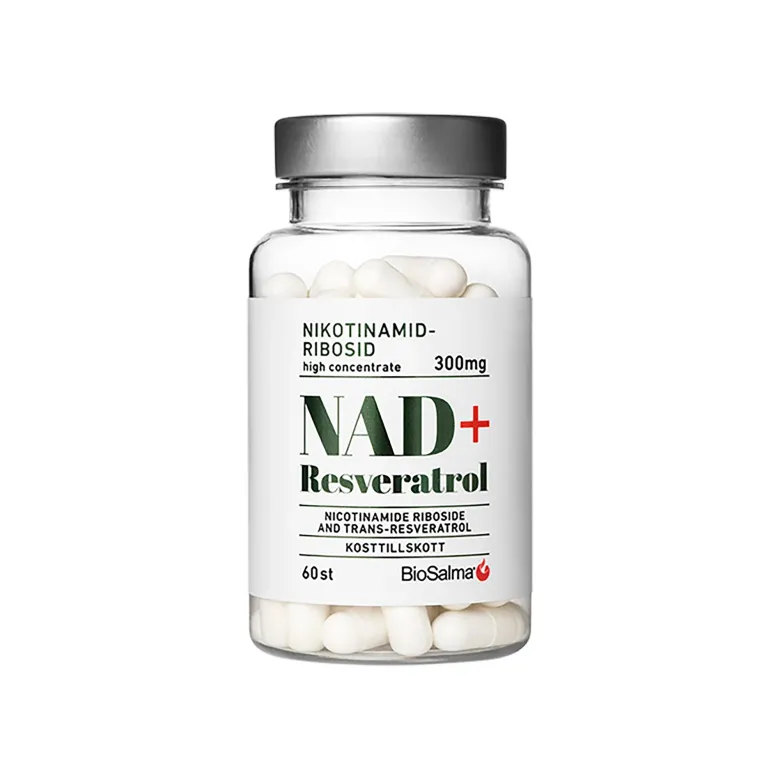 BioSalma NAD+ 300mg +Reservatrol 60 caps