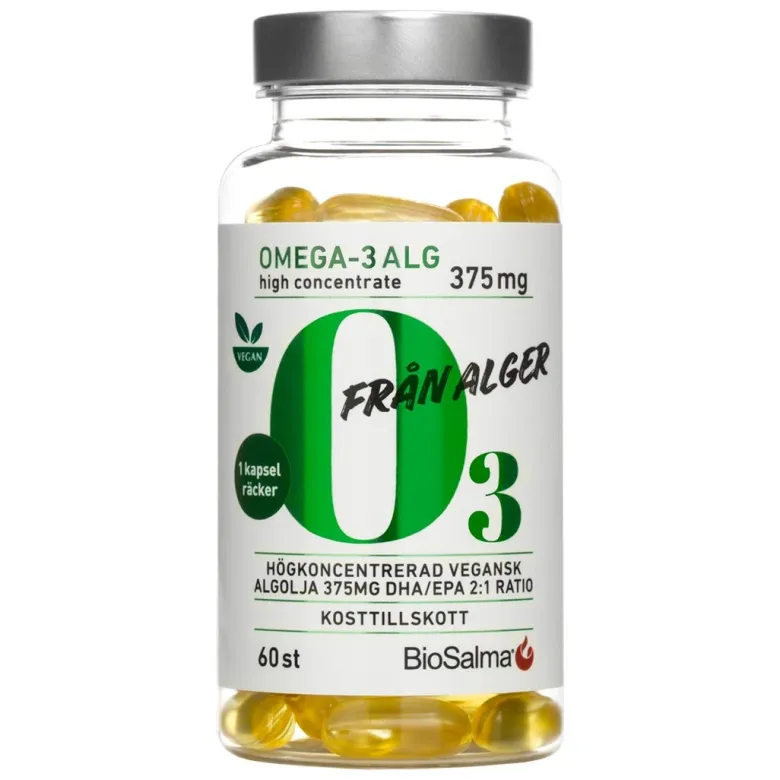 BioSalma Omega-3 Alg 375 mg 60 caps