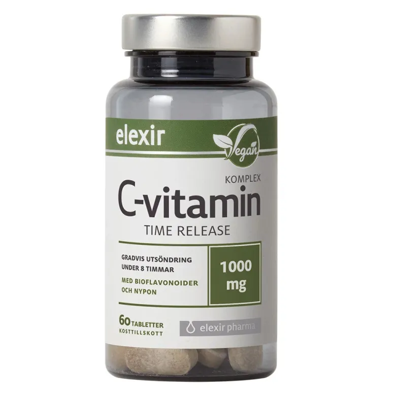 Elexir Pharma C-Vitamin Komplex Time Release 60 tabs
