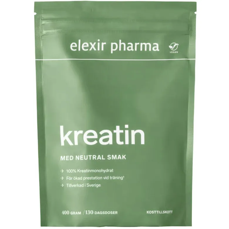 Elexir Pharma Kreatin 400 g Naturell