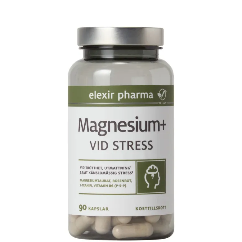 Elexir Pharma Magnesium+ Vid stress 90 caps
