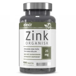 Elexir Pharma Organic Zink 100 tabs