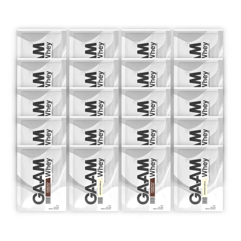 GAAM Whey Proteinpulver Travel Pack 20 x 35 g