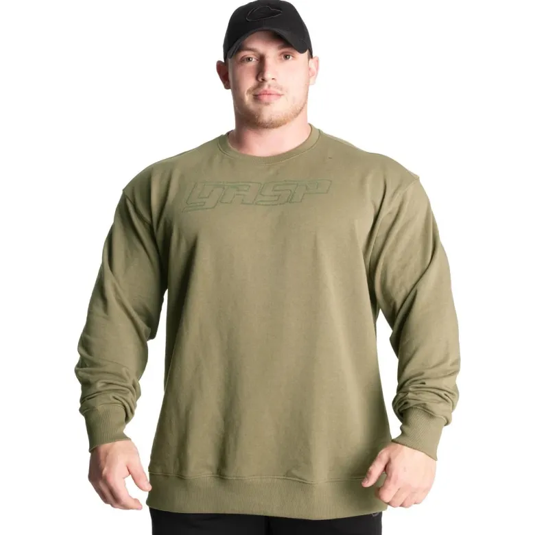 GASP Division Crewneck Washed Green