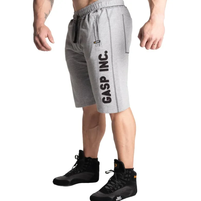 GASP Division Sweatshorts Light Grey Melange