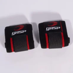 GASP Hardcore Wrist Wraps Black/Red