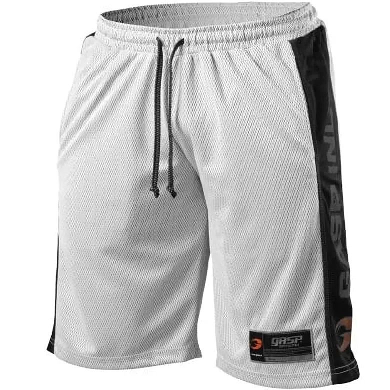Gasp No1 Mesh Shorts White & Black