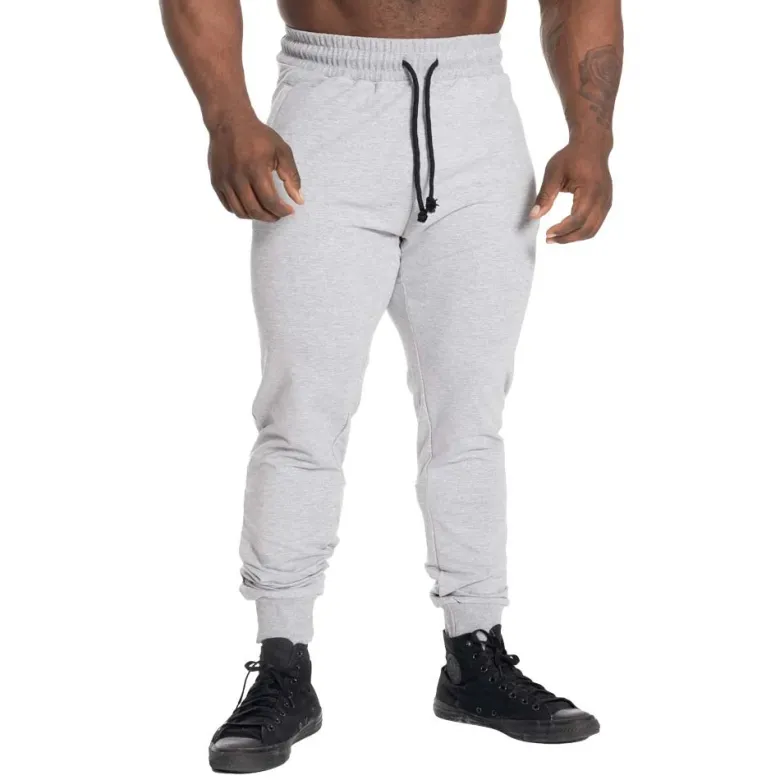 GASP Tapered Joggers Light Grey Melange