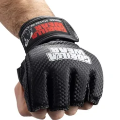 Gorilla Wear Berea MMA Gloves (without thumb) Black & White