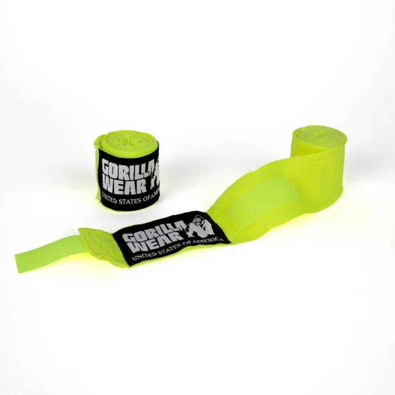 Gorilla Wear Boxing Hand Wraps yellow 2.5