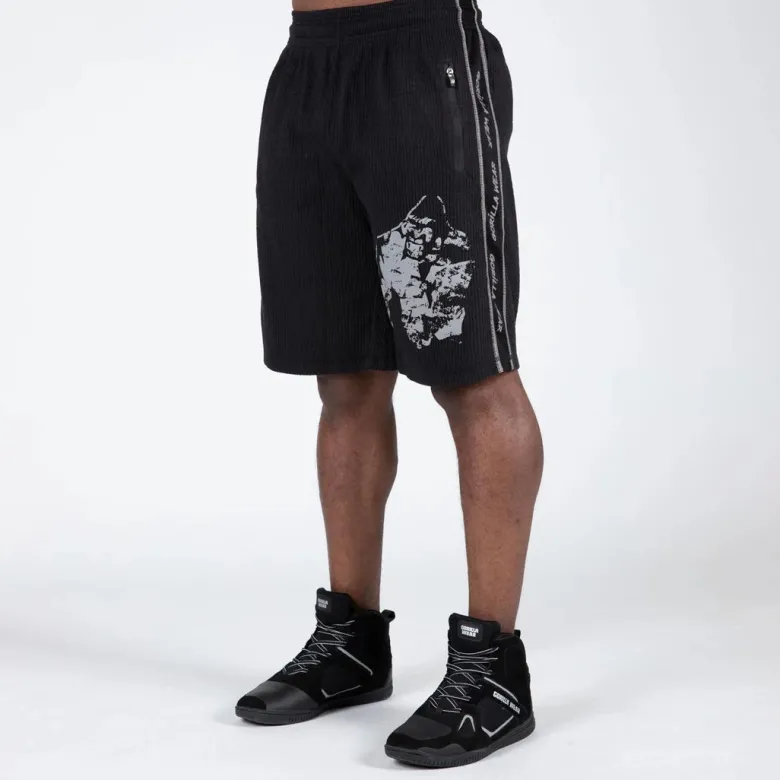 Gorilla Wear Buffalo Old School Workout Shorts black/grey