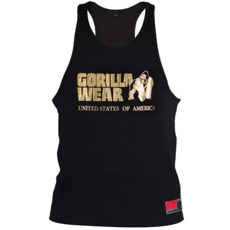 Gorilla Wear Classic Tank Top Black/Gold