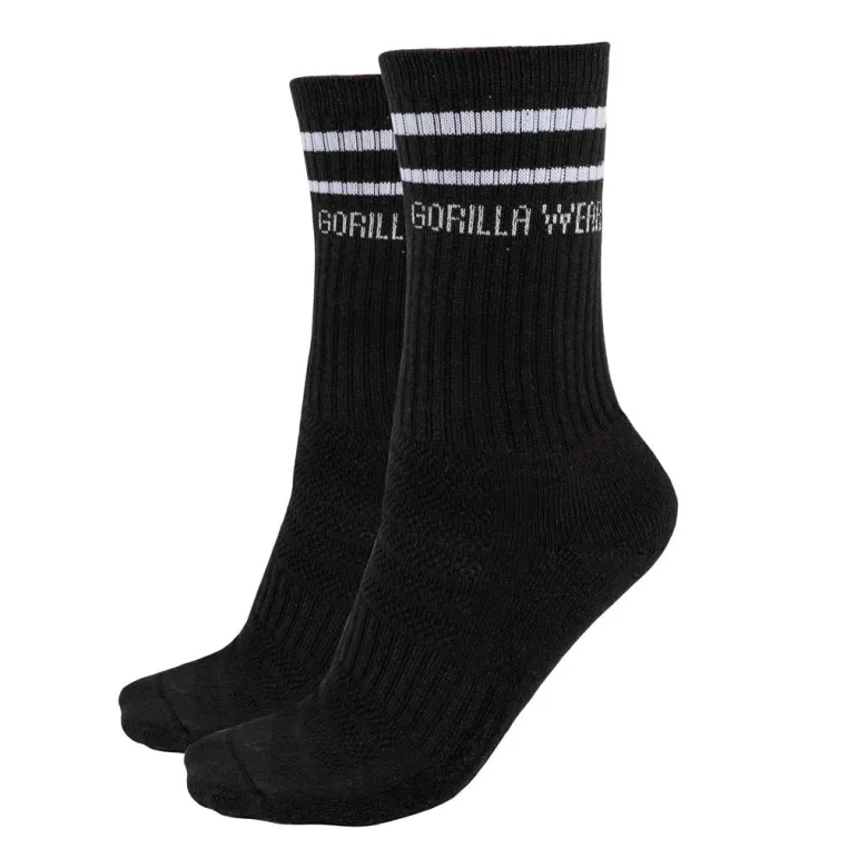 Gorilla Wear Crew Socks 2-Pack black