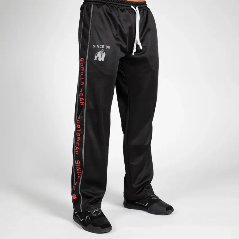 Gorilla Wear Functional Mesh Pants Black/Red