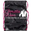 Gorilla Wear GW Drawstring Bag Black Red