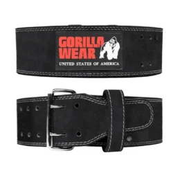 Gorilla Wear 4 Inch Powerlifting Belt Black