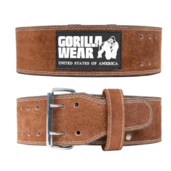 Gorilla Wear 4 Inch Powerlifting Belt Brown