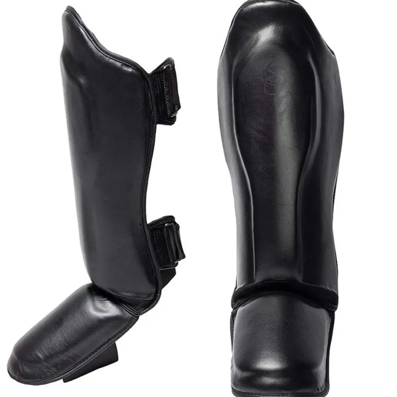 Gorilla Wear Mosby Shin Guards Black