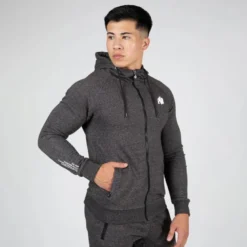 Gorilla Wear Payette Zipped Hoodie grey