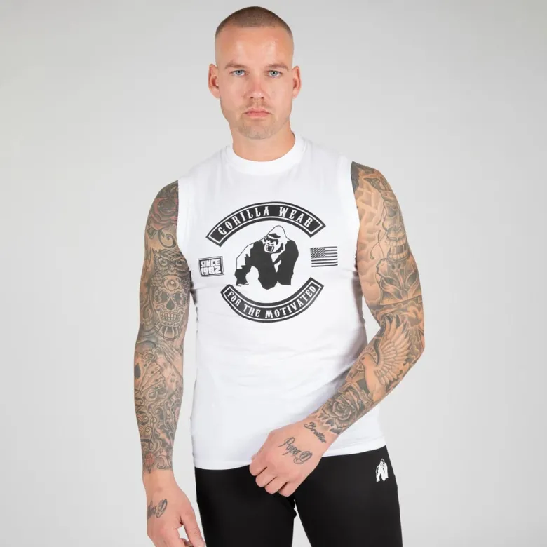 Gorilla Wear Tulsa Tank Top White