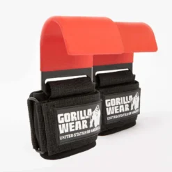 Gorilla Wear Weight Lifting Hooks Black/Red