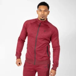 Gorilla Wear Wenden Track Jacket Burgundy Red