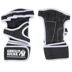 Gorilla Wear Yuma Weightlifting Workout Gloves Black/White