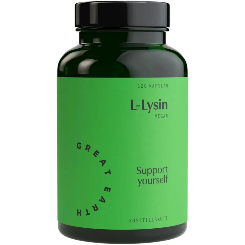 Great Earth L-Lysin 120 caps
