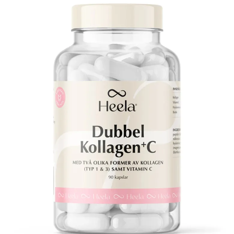 Heela Dubbel Kollagen + C 90 caps
