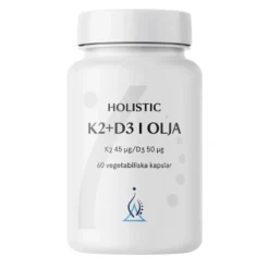Holistic K2+D3 i olja 60 caps