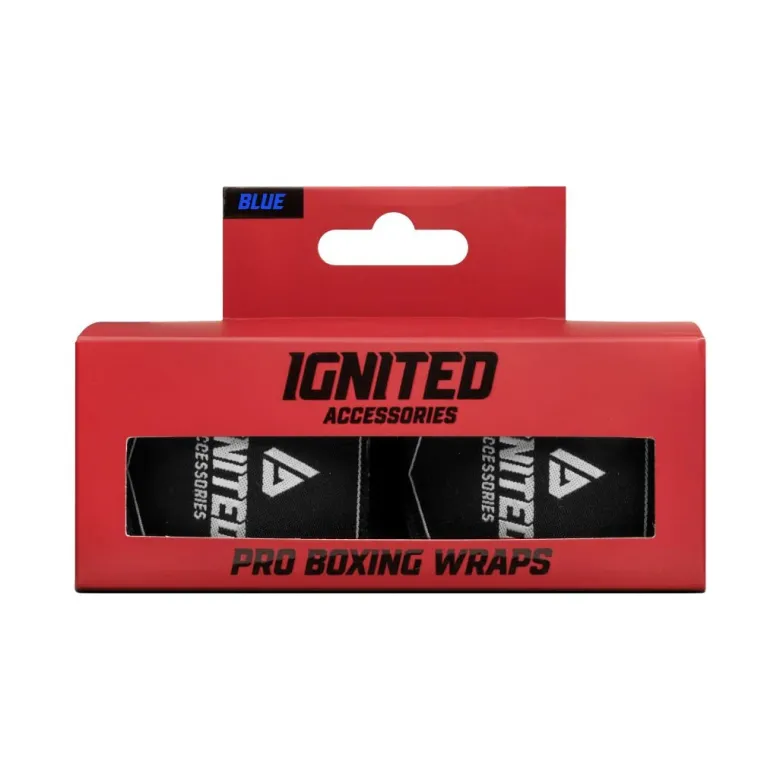 Ignited Boxing Hand Wraps Deep Blue 4.5
