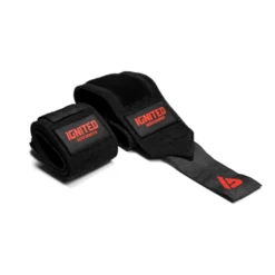 Ignited Premium Wrist Wraps 13" Black/Red