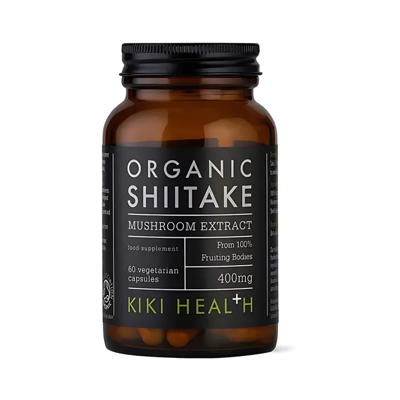 KIKI Health Organic Shiitake Extract Mushroom 60 caps