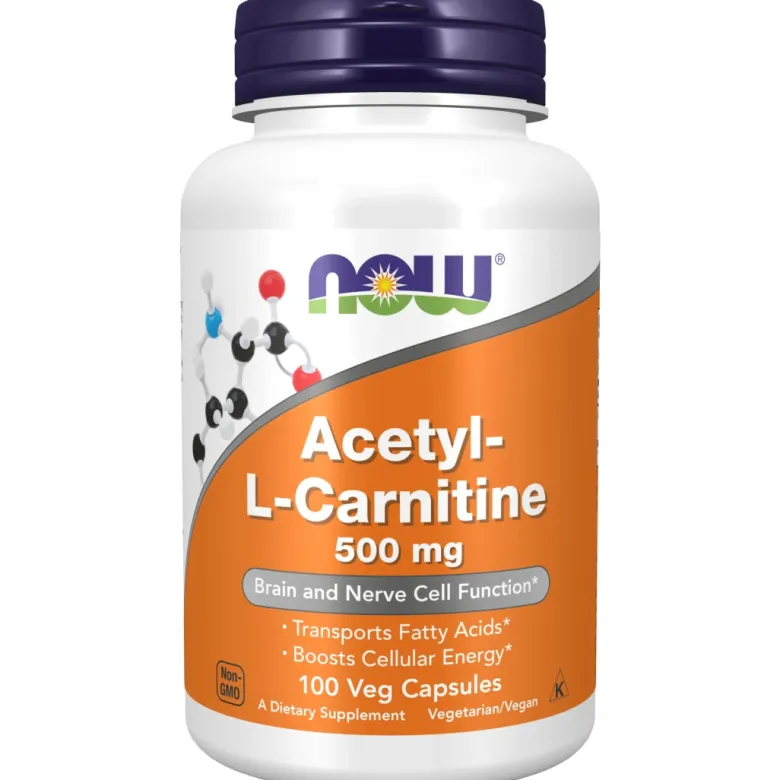 NOW Acetyl-L-Carnitine 500 mg 100 caps