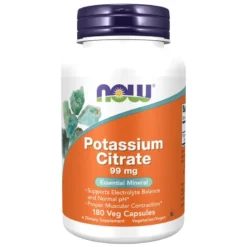 NOW Potassium (Kalium) Citrate 180 vegcaps