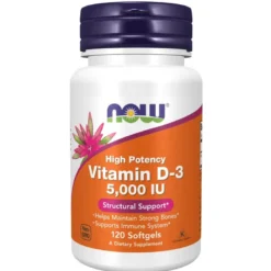 NOW VitaminD-3 5000IU 120 caps