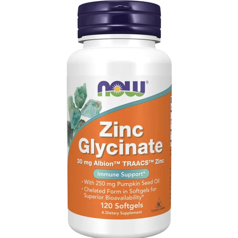 NOW Zinc Glycinate 30mg 120 caps
