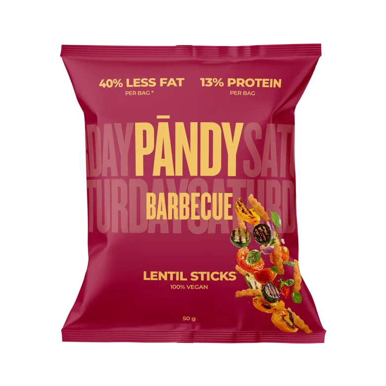 Pändy Lentil Sticks Barbecue 50 g