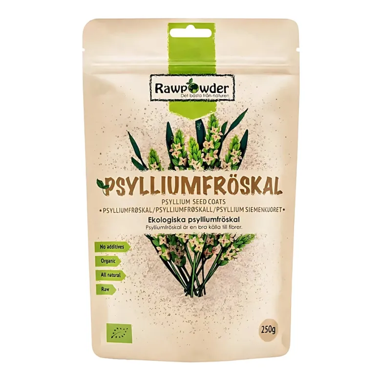 Rawpowder Psylliumfröskal 250 g