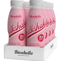 8 x Barebells Milkshake 330 ml Strawberry