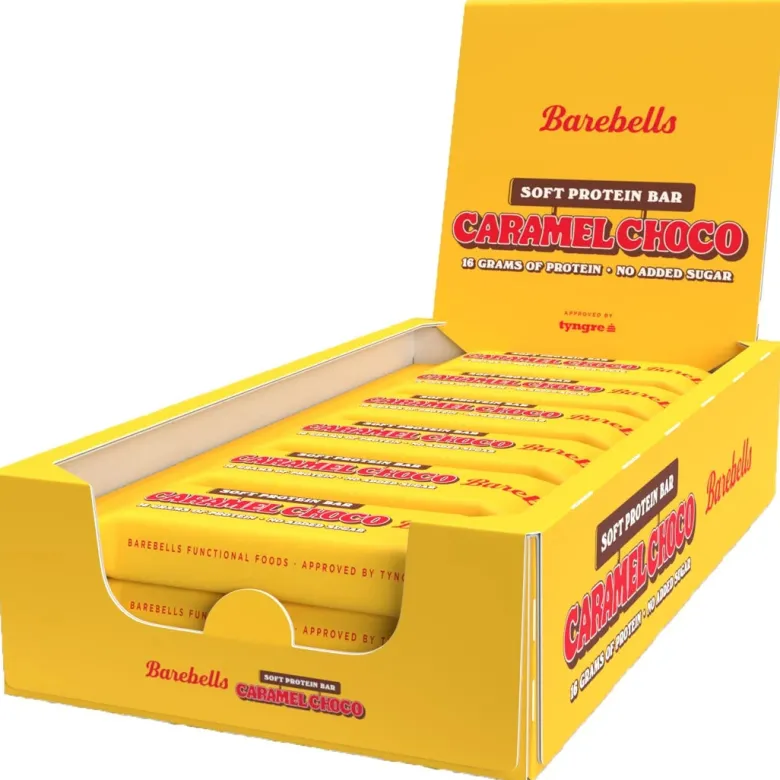 12 x Barebells Protein Bar 55 g Caramel Choco