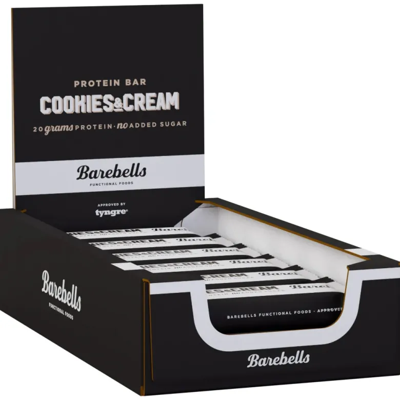 12 x Barebells Protein Bar 55 g Cookies & Cream