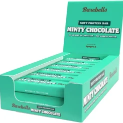 12 x Barebells Soft Bar 55 g Minty Chocolate