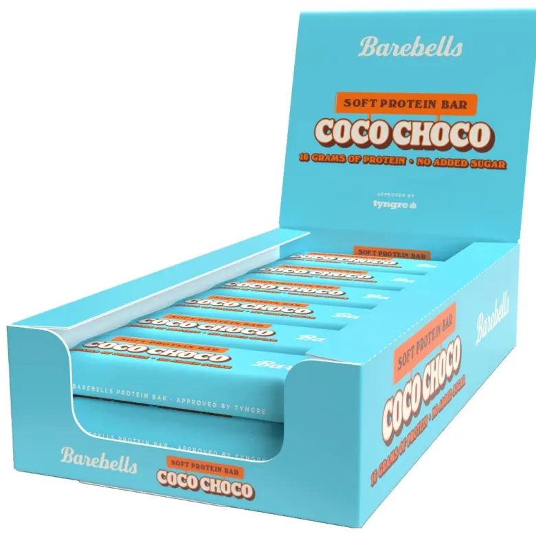 12 x Barebells Soft Protein Bar 55 g Coco Choco